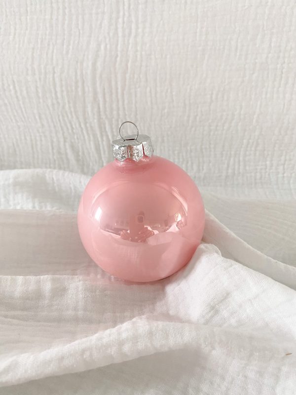 Personalisierte Kugeln rosa
