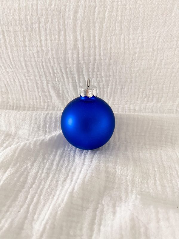 Personalisierte Kugeln blau