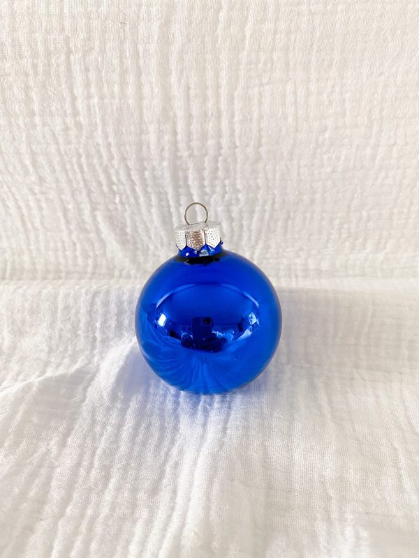 Personalisierte Kugeln blau
