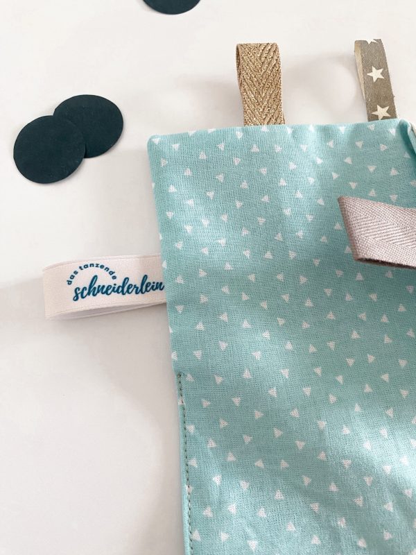 Knistertuch Dreieckli mint