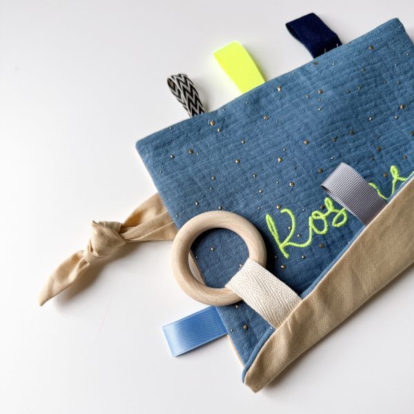 Knistertuch Sternenhimmel personalisierbar