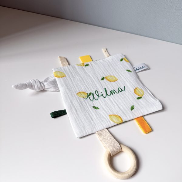 Knistertuch Zitronen personalisierbar
