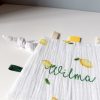 Knistertuch Zitronen personalisierbar