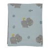 Babydecke „Happy Hippo“ aus Baumwolle – 80x100 cm