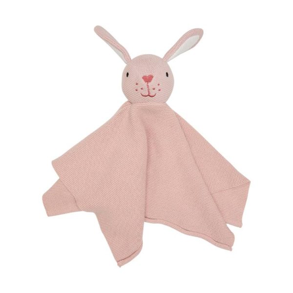 Nuschi „Love Bunny“ rosa – Schnuffeltuch aus Baumwolle