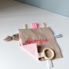 Knistertuch "Pink Party" personalisierbar
